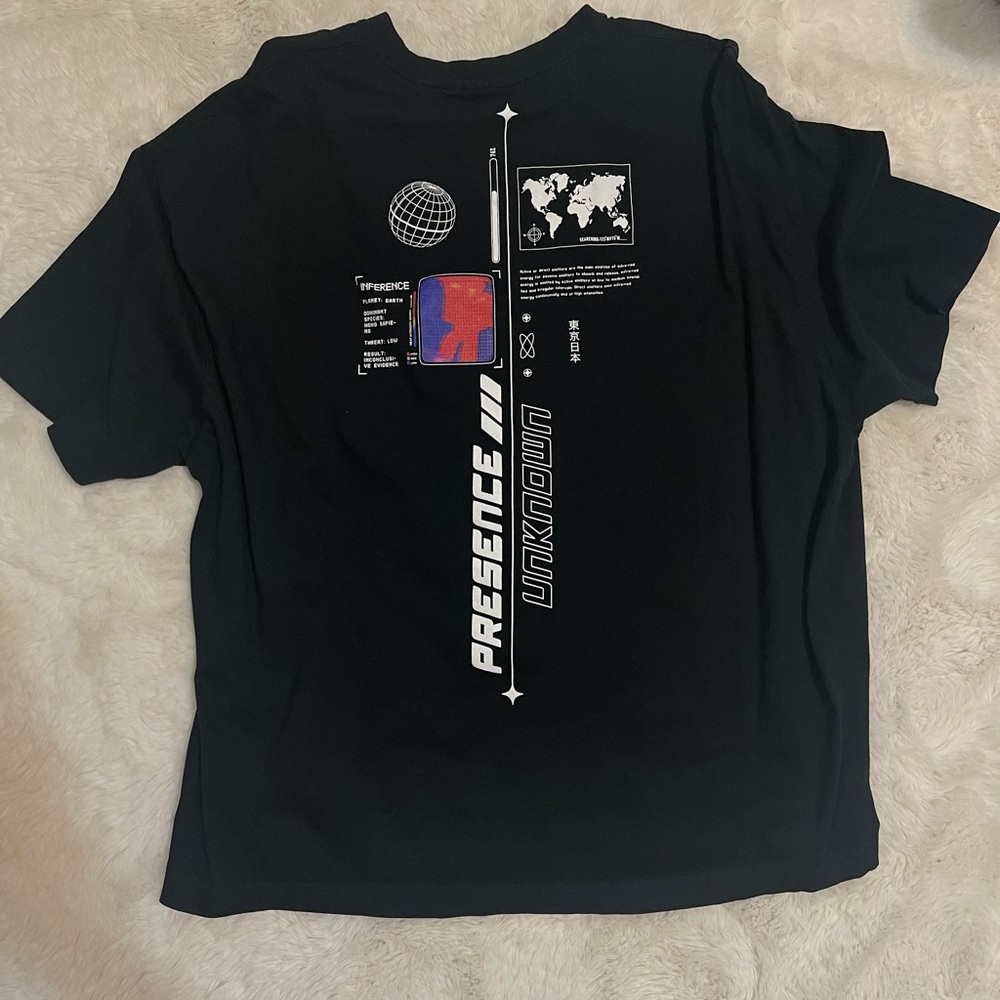 Black Graphic T-Shirt